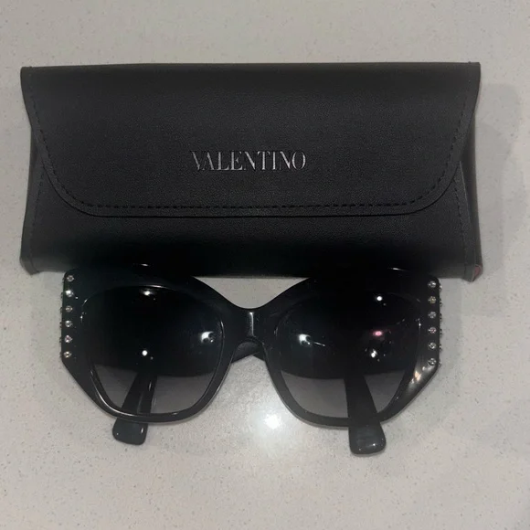 Valentino | Accessories | Valentino Black Sunglasses With  display picture 1